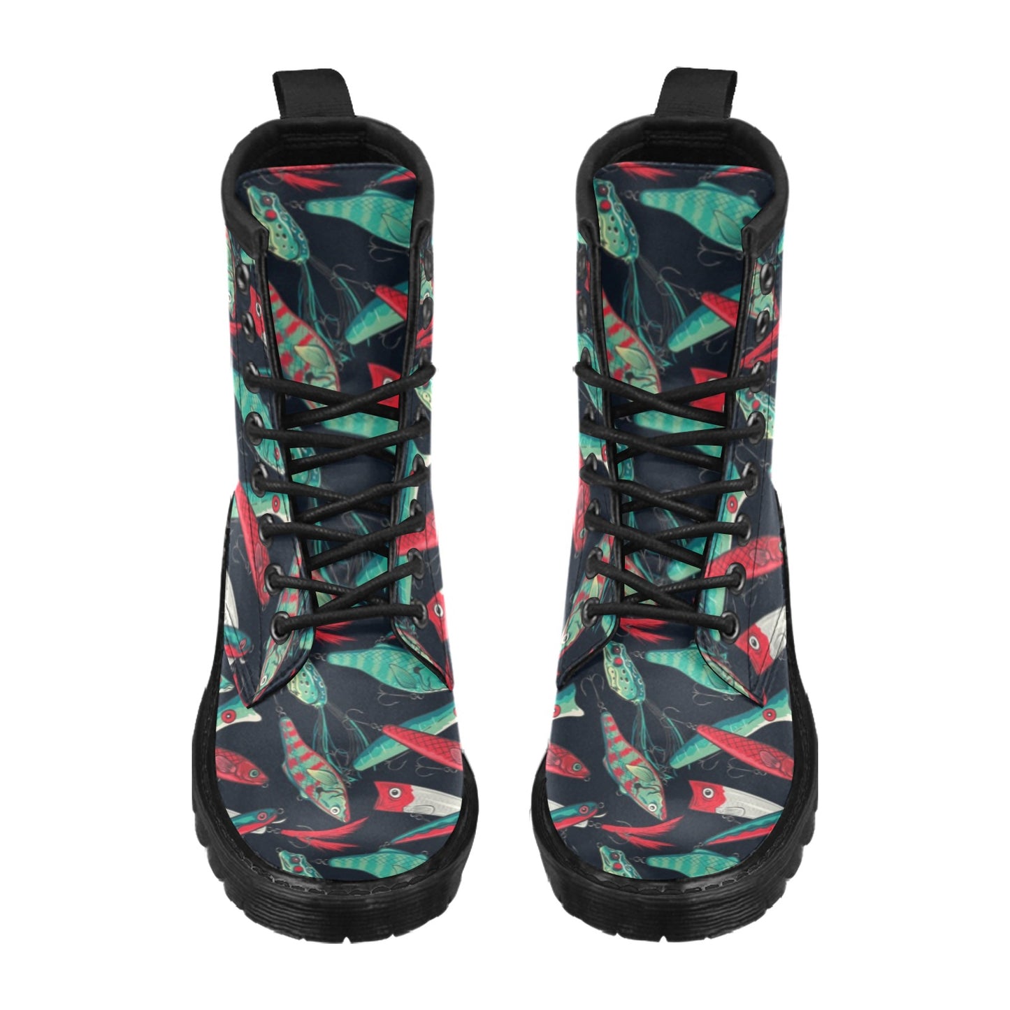 Fishing Bait Pattern Women's Boots