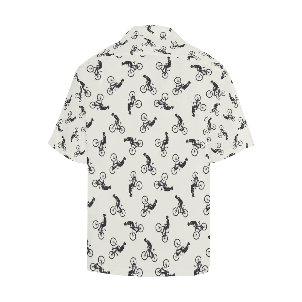 Mountain bike Pattern Print Design 01 Men's Hawaiian Shirt