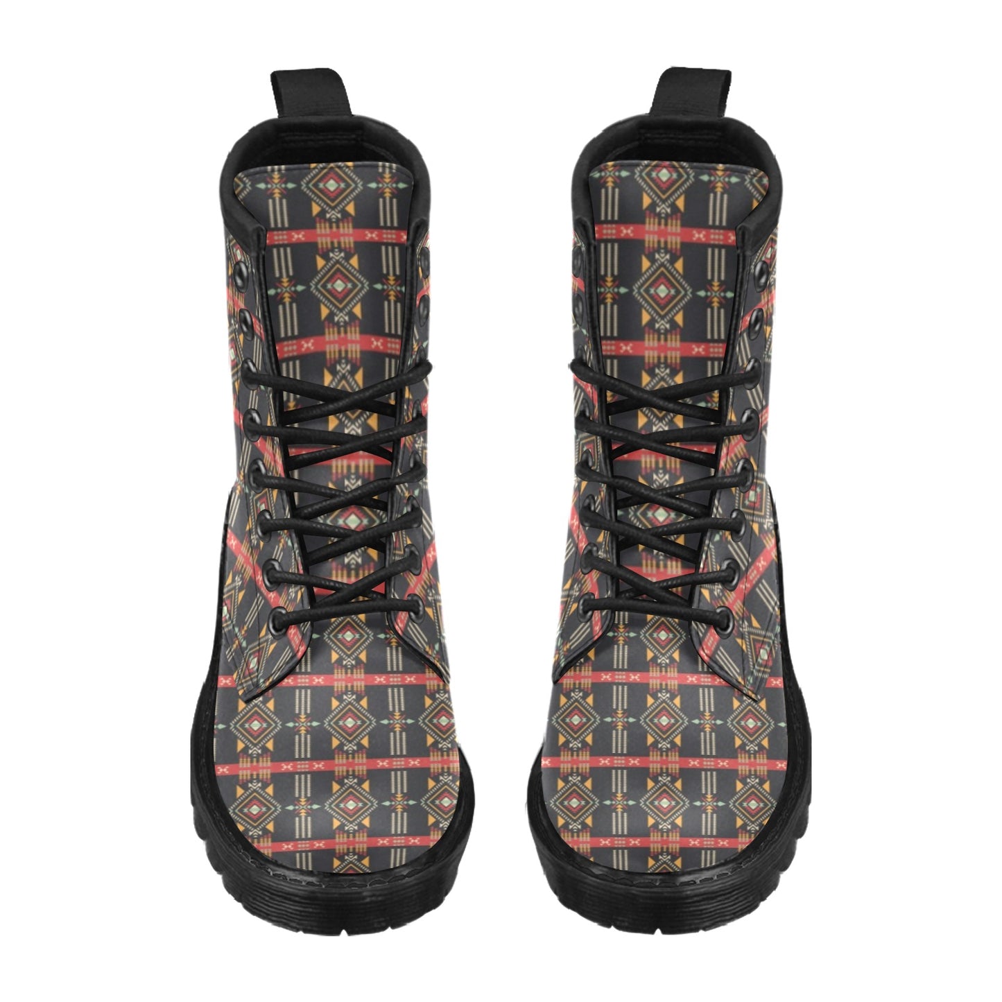 Southwest Pattern Print Design LKS303 Women's Boots