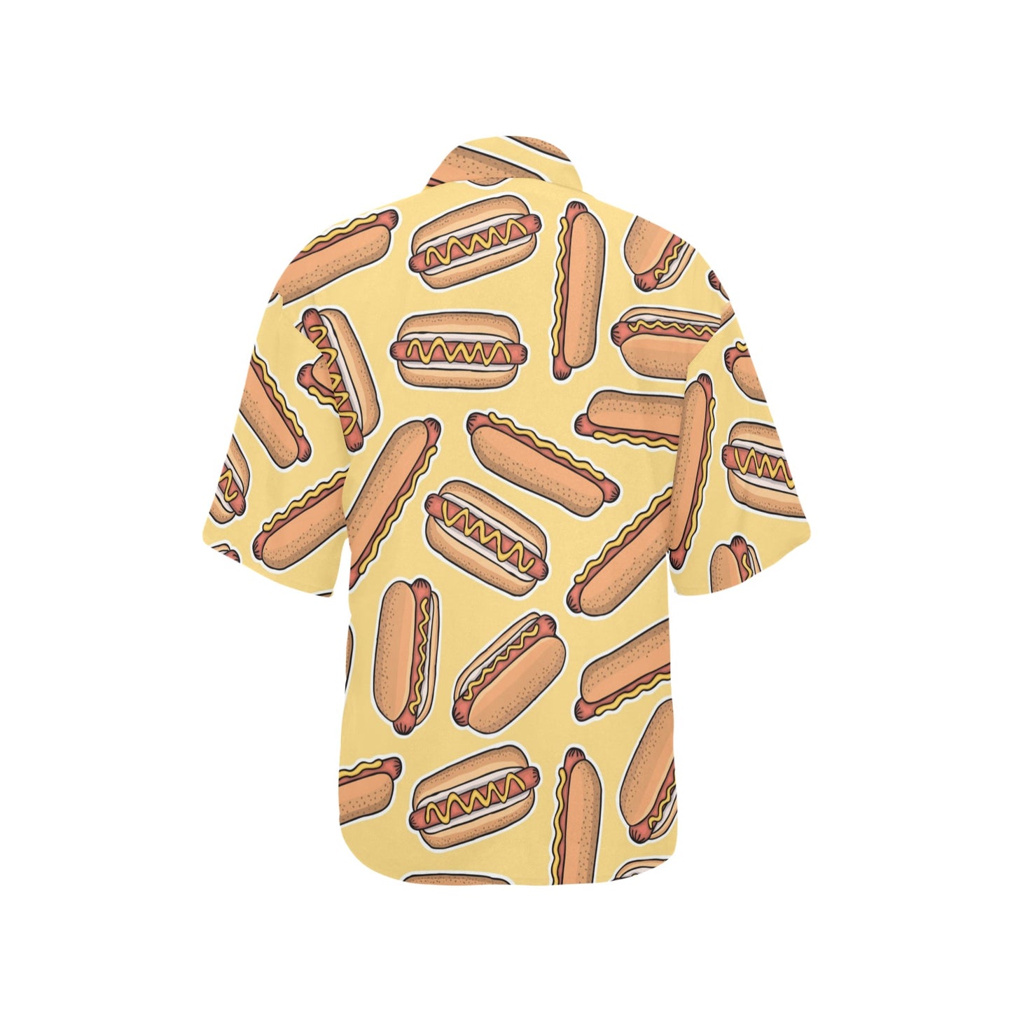 Hot Dog Pattern Print Design 01 Women's Hawaiian Shirt