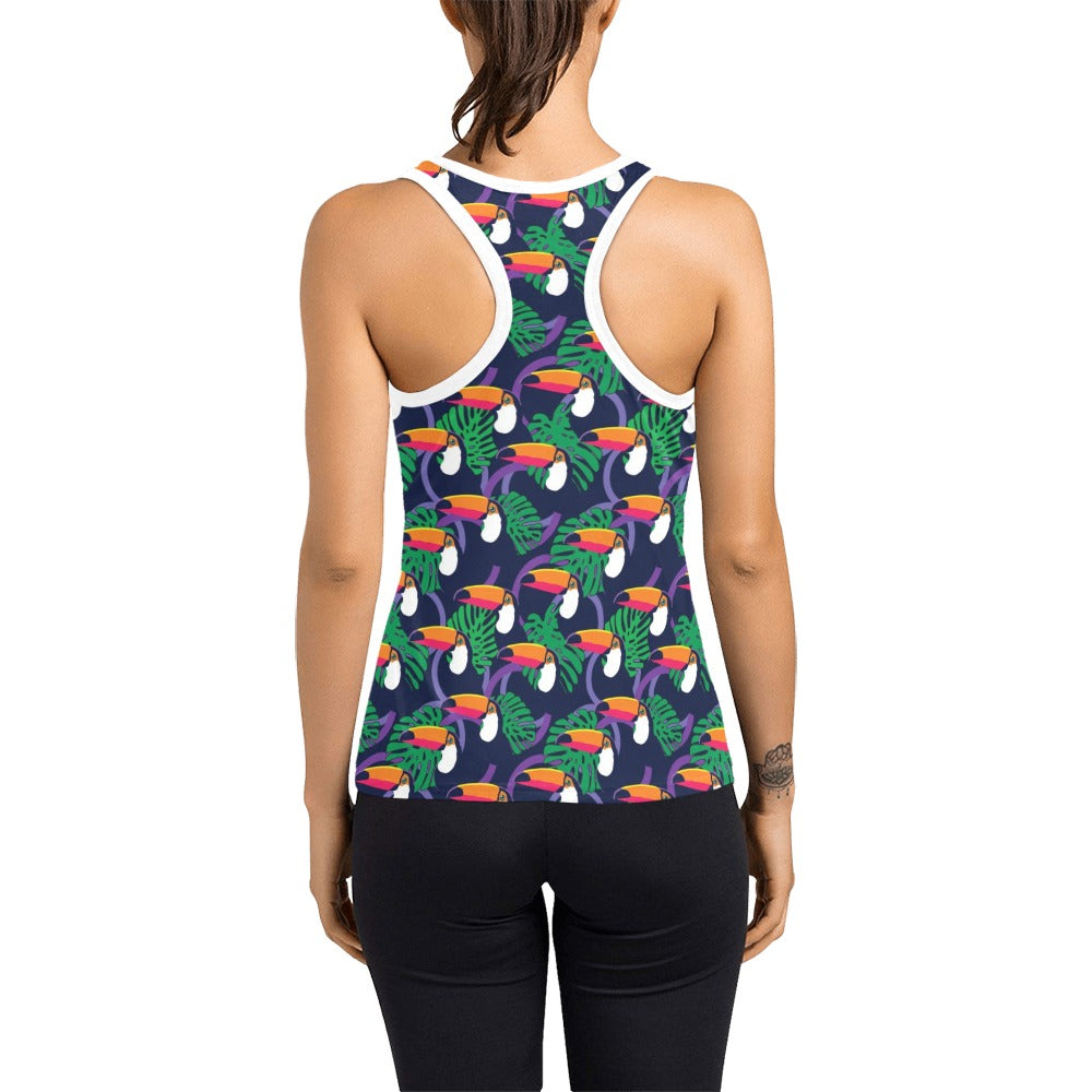 Toucan Print Design LKS302 Women's Racerback Tank Top