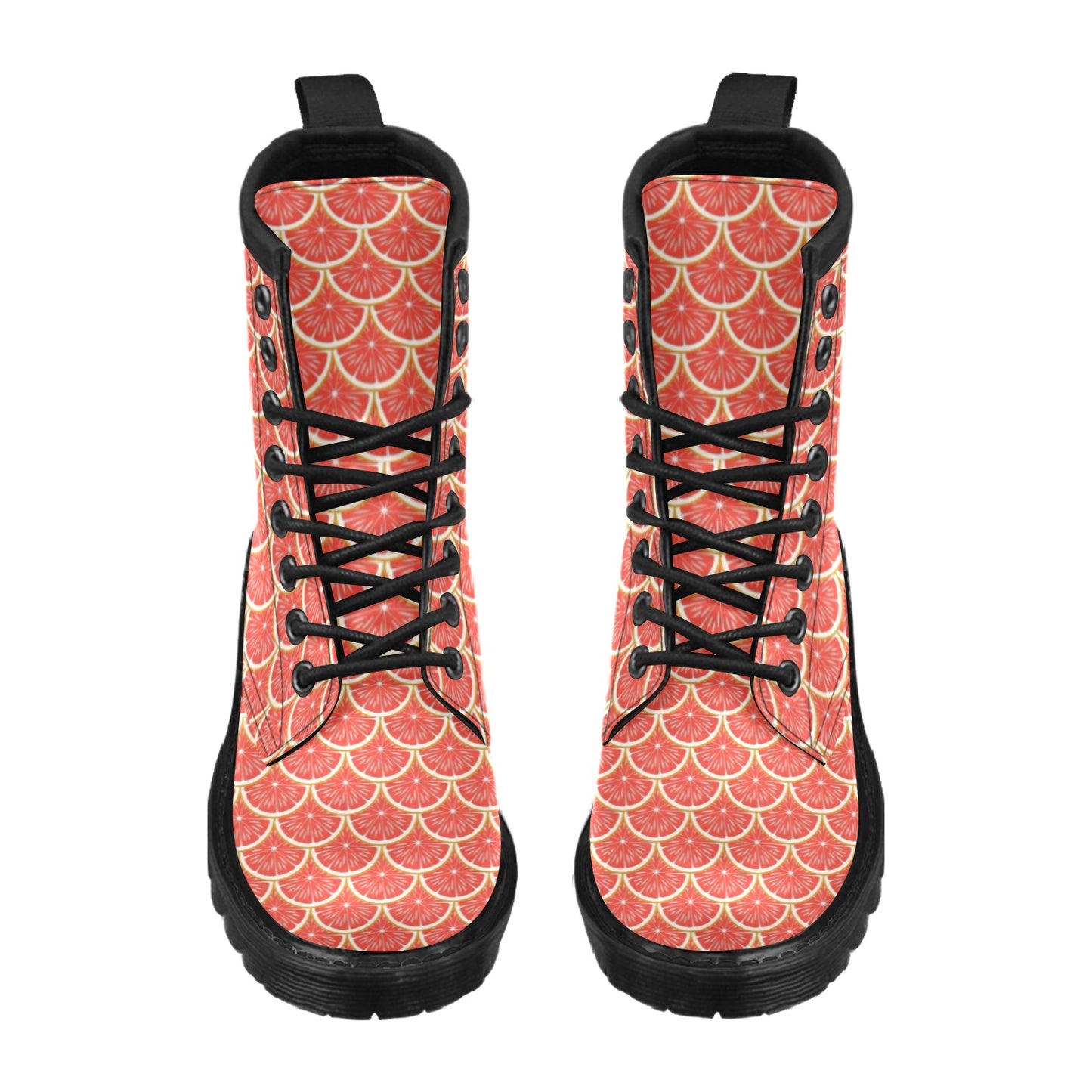 Grapefruit Pattern Print Design GF07 Women's Boots