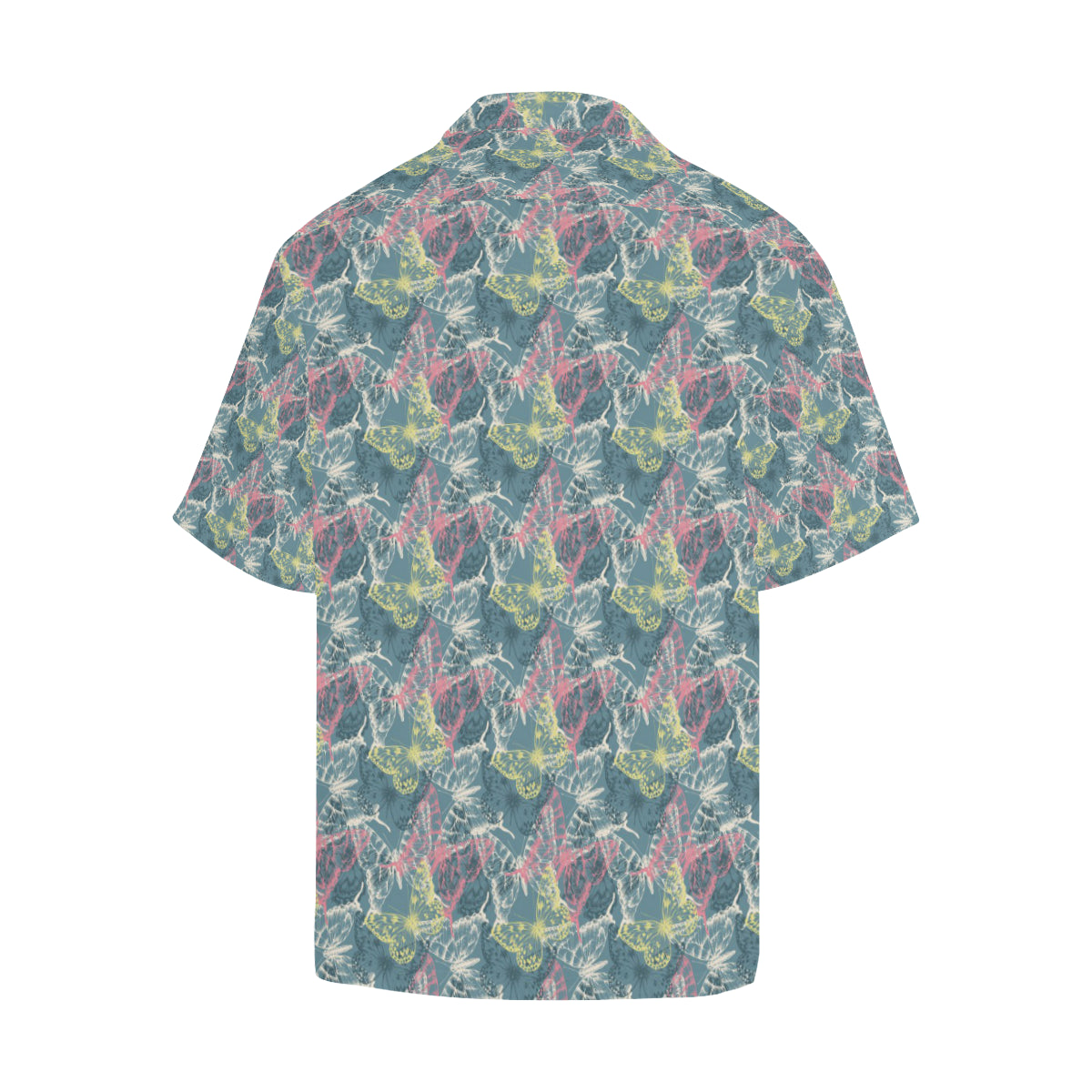 Butterfly Pattern Print Design 01 Men's Hawaiian Shirt