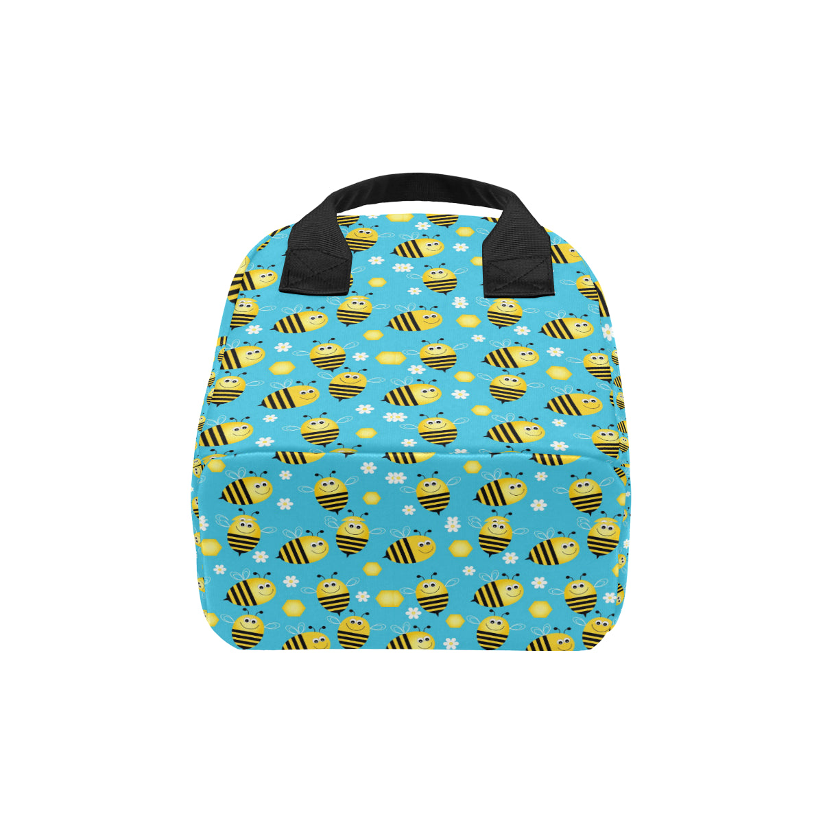 Bee Pattern Print Design BEE06 Insulated Lunch Bag