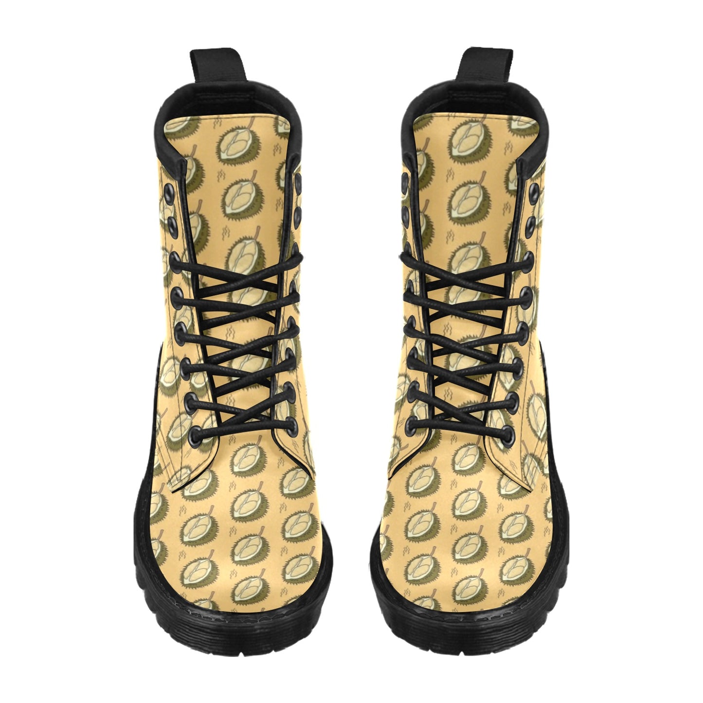 Durian Pattern Print Design DR02 Women's Boots