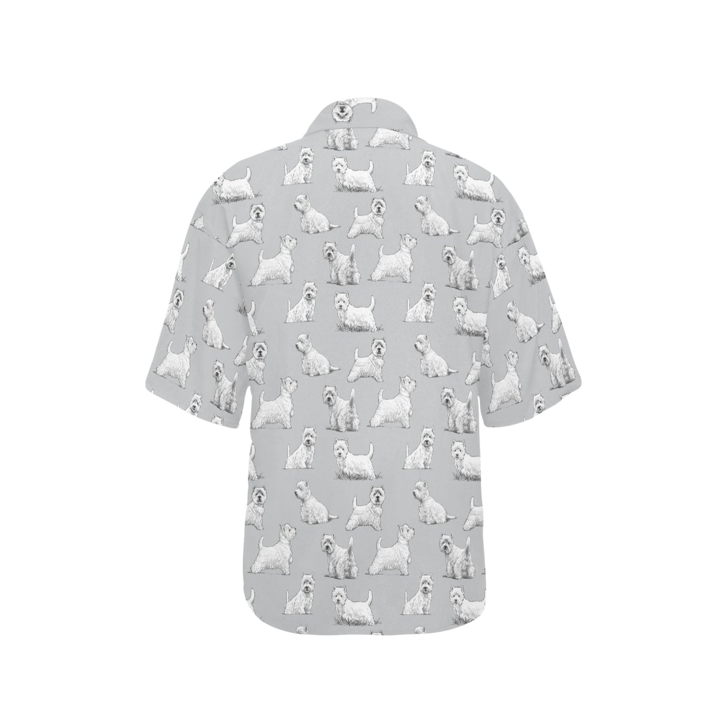 Scottish Terriers Print Design LKS3011 Women's Hawaiian Shirt