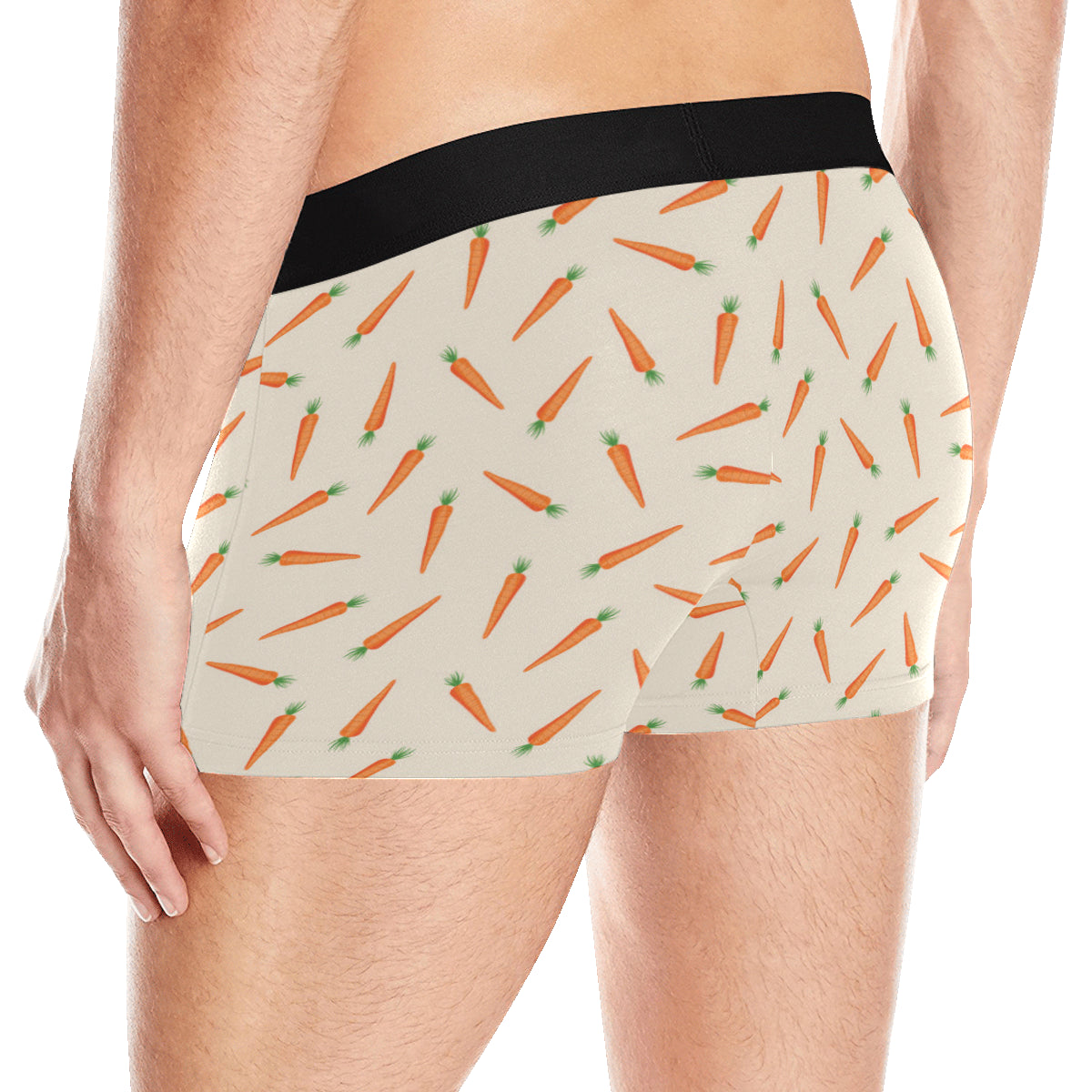 Carrot Pattern Print Design 07 Men's Boxer Briefs