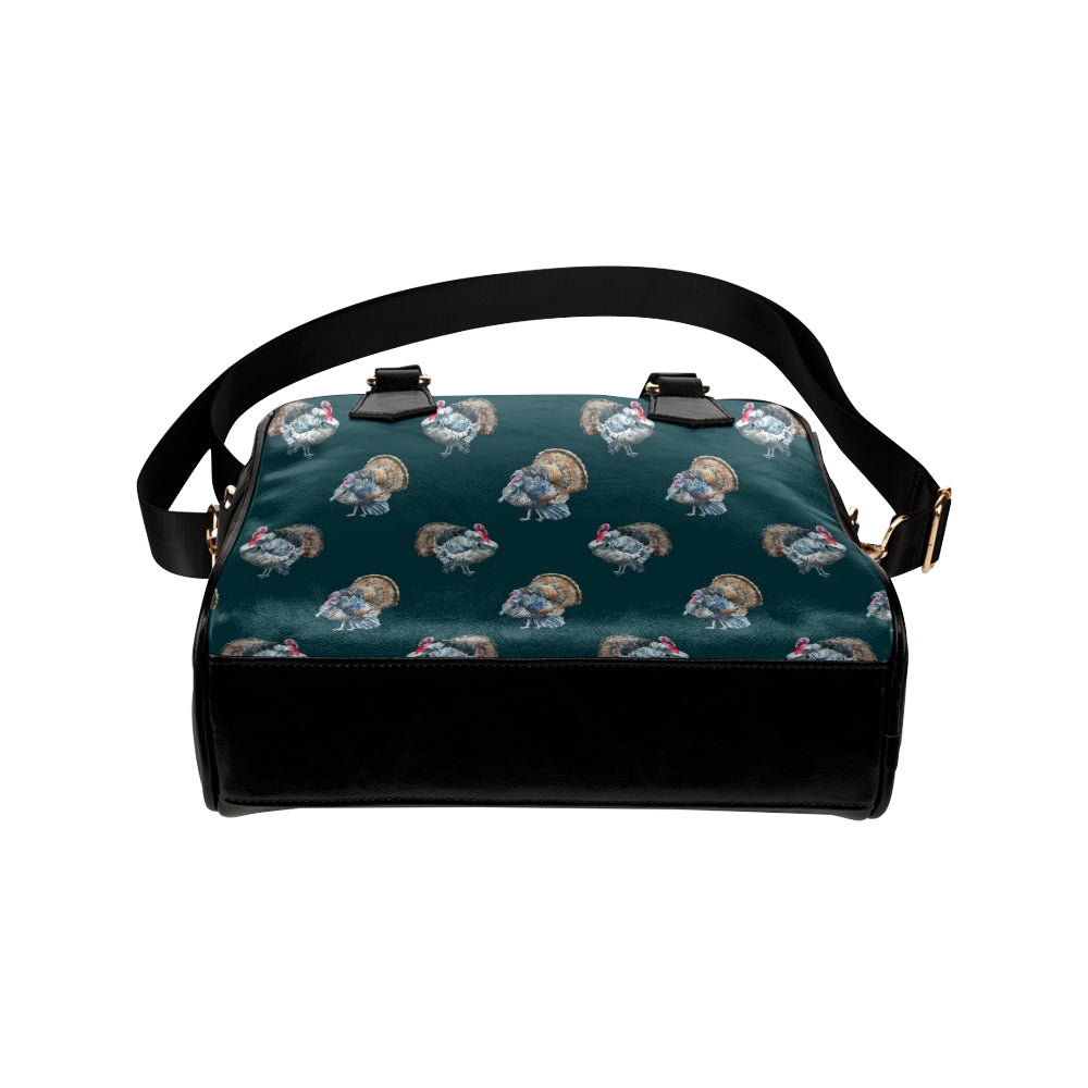 Turkey Pattern Print Design 03 Shoulder Handbag
