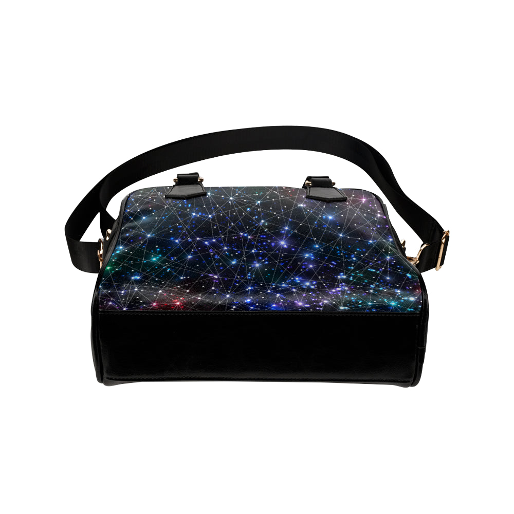 Cosmic Pattern Print Design 01 Shoulder Handbag