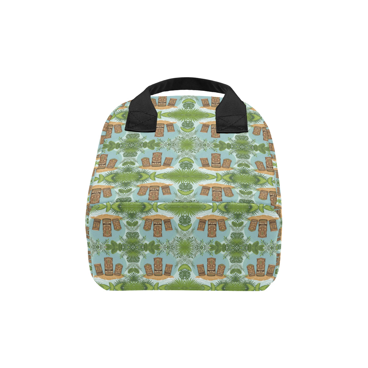 Tiki Wood Island Insulated Lunch Bag