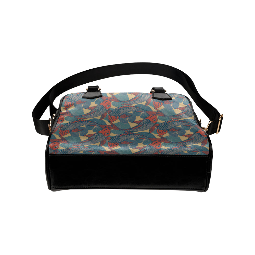 Pisces Pattern Print Design A01 Shoulder Handbag