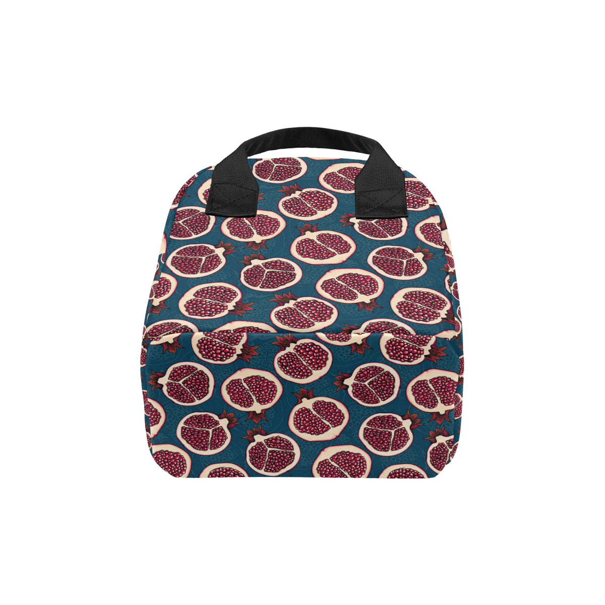 Pomegranate Pattern Print Design PG02 Insulated Lunch Bag
