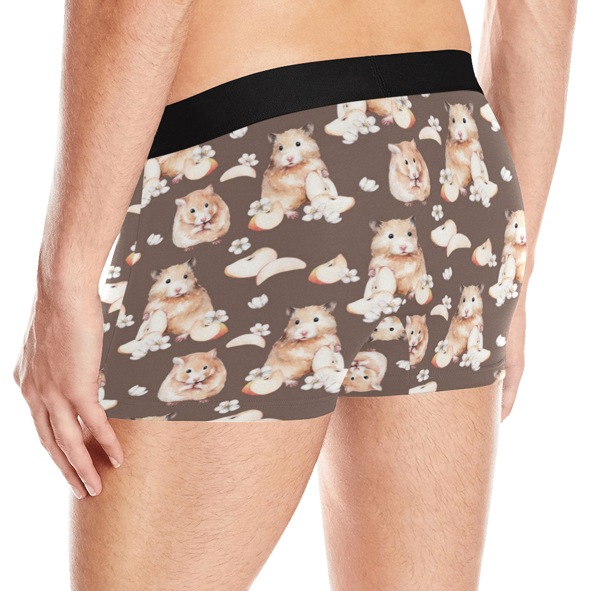 Hamster Pattern Print Design 03 Men's Boxer Briefs