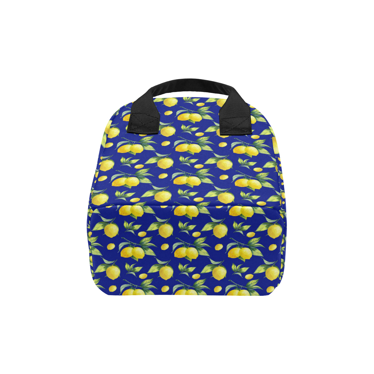 Lemon Pattern Print Design LM06 Insulated Lunch Bag