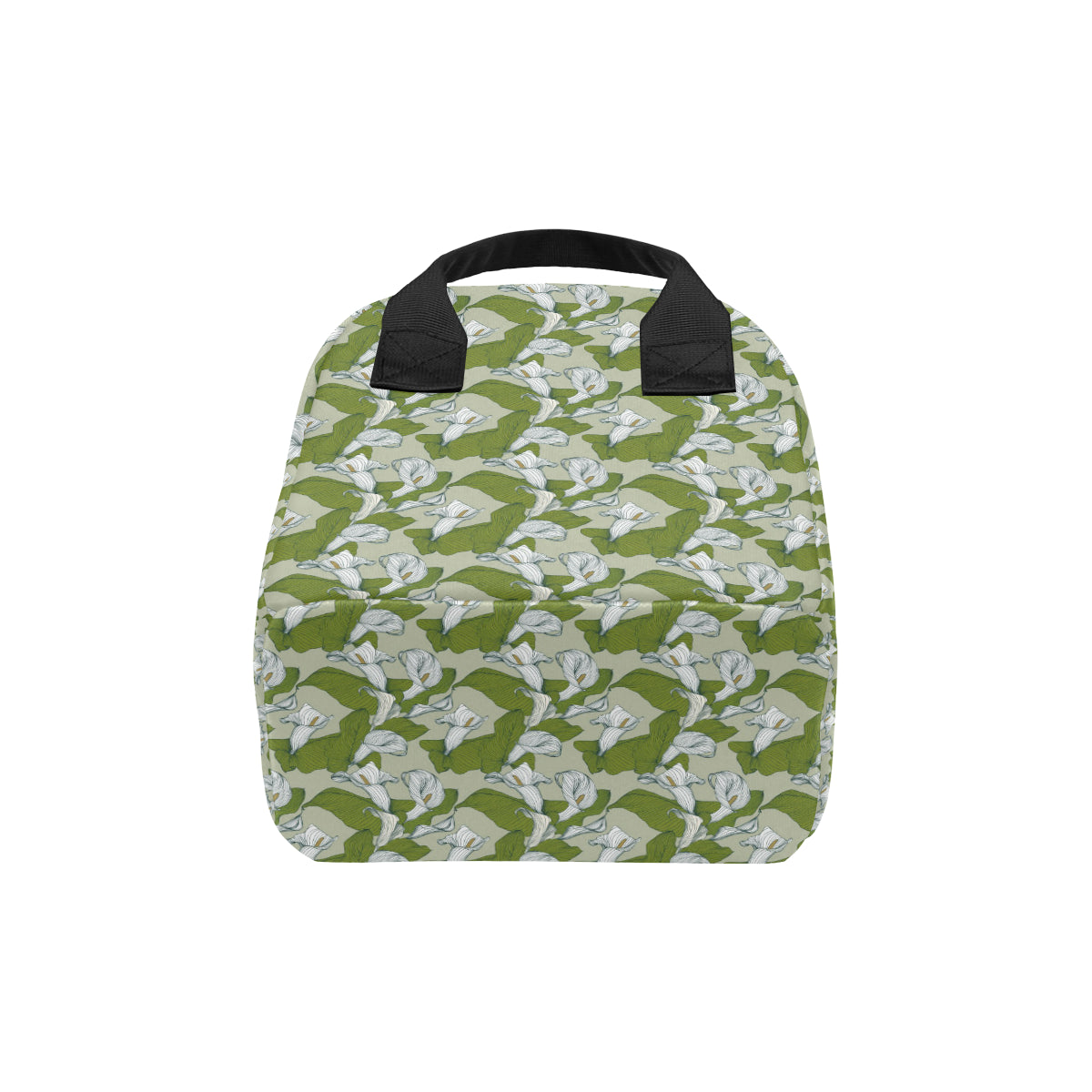Lily Pattern Print Design LY08 Insulated Lunch Bag