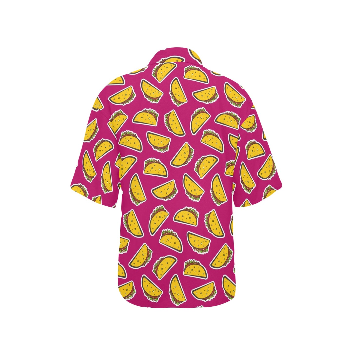 Taco Pattern Print Design TC01 Women's Hawaiian Shirt