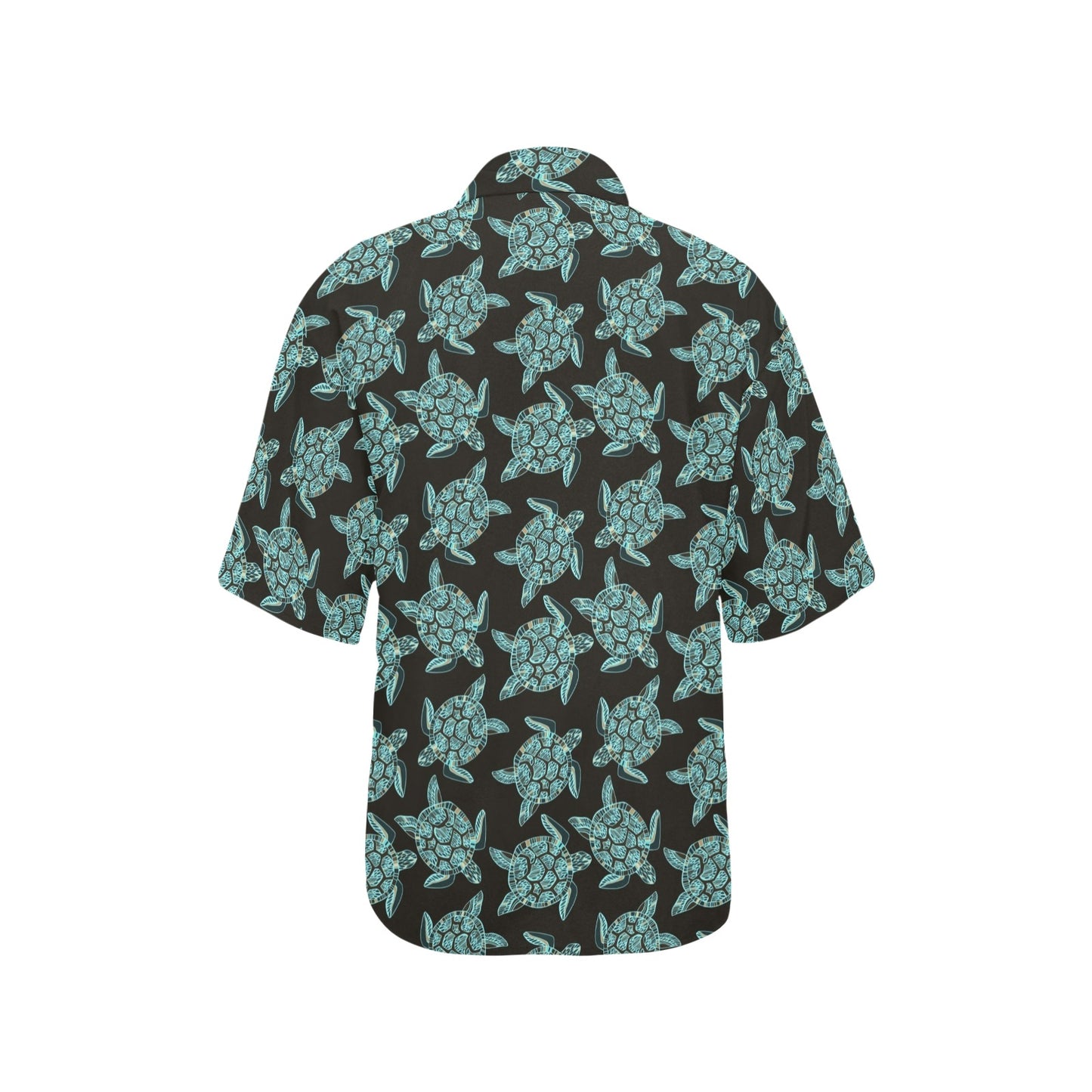 Sea Turtle Print Design LKS302 Women's Hawaiian Shirt