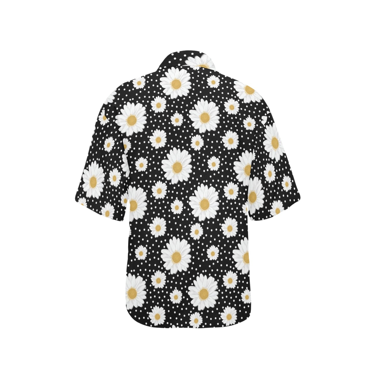Daisy Pattern Print Design DS02 Women's Hawaiian Shirt