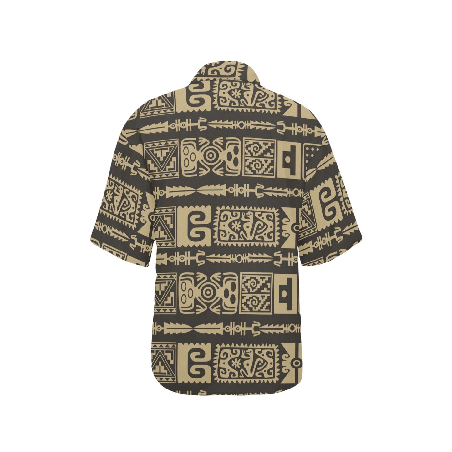 Mayan Pattern Print Design 03 Women's Hawaiian Shirt