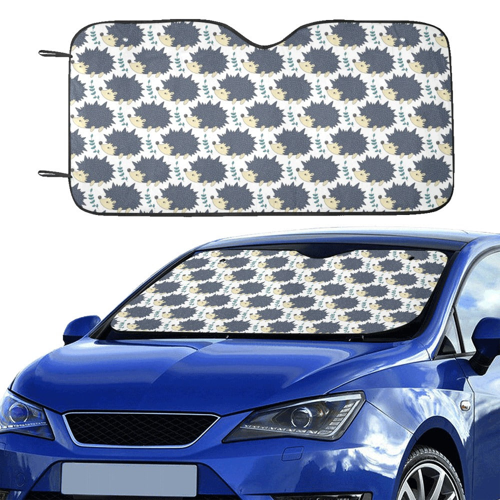 Hedgehog Print Design LKS401 Car front Windshield Sun Shade