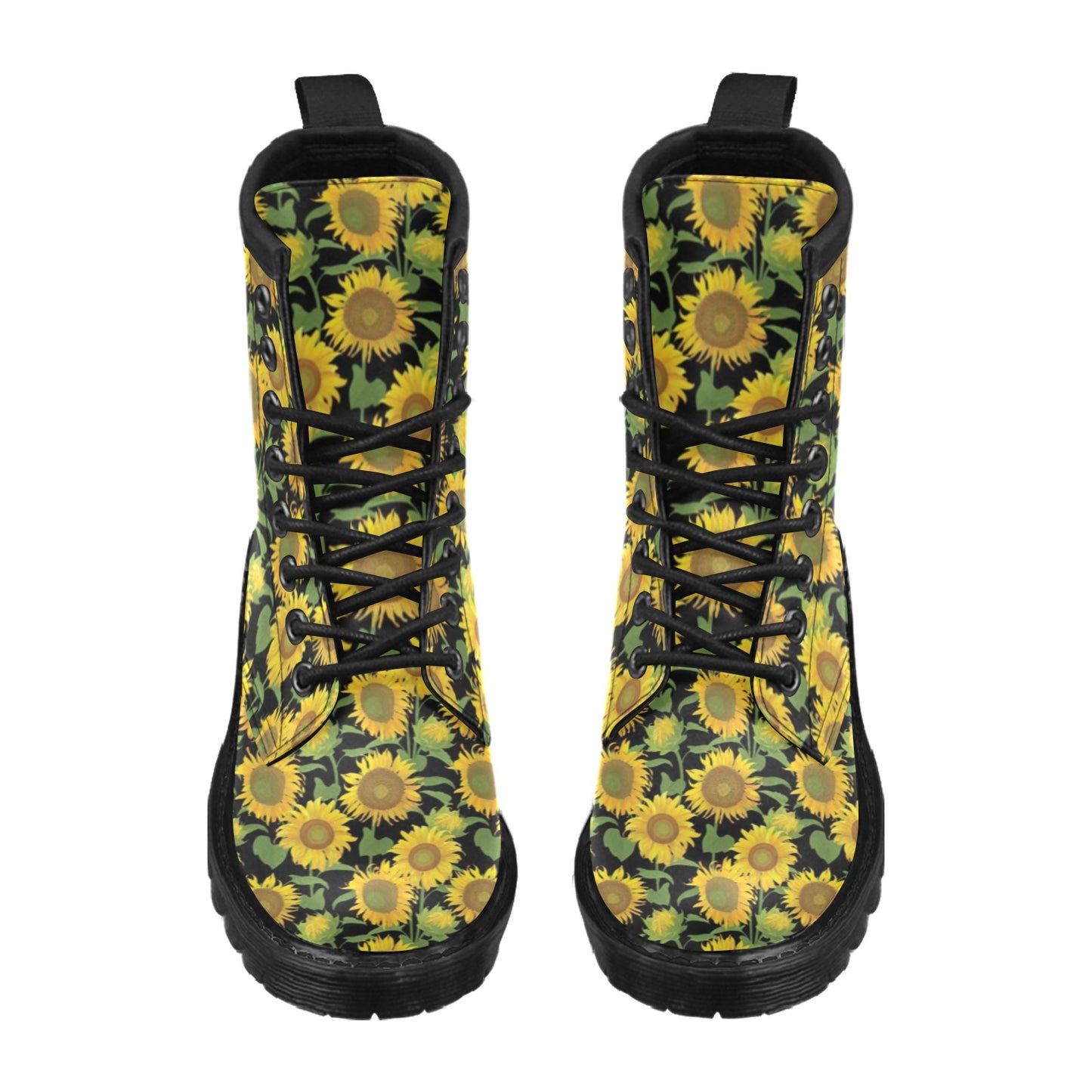 Sunflower Print Design LKS302 Women's Boots