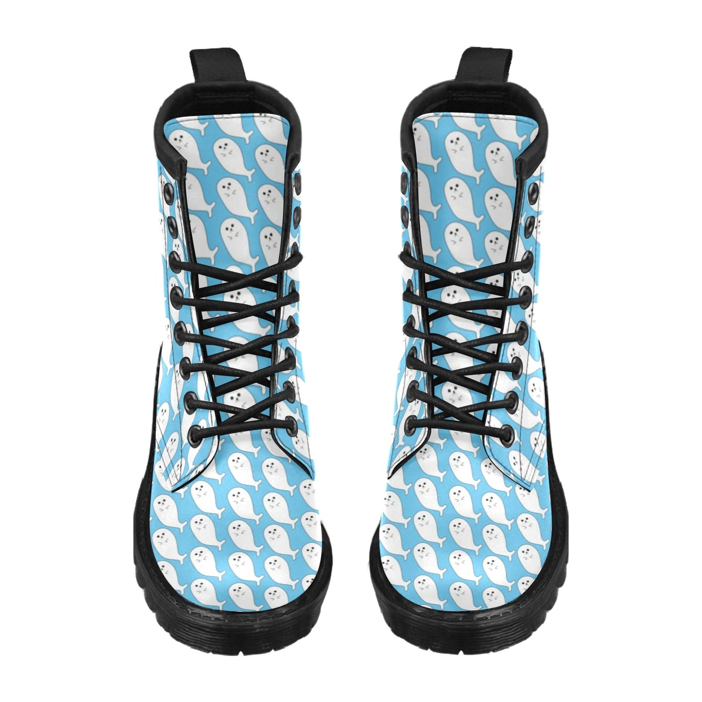 Sea Lion Print Design LKS402 Women's Boots
