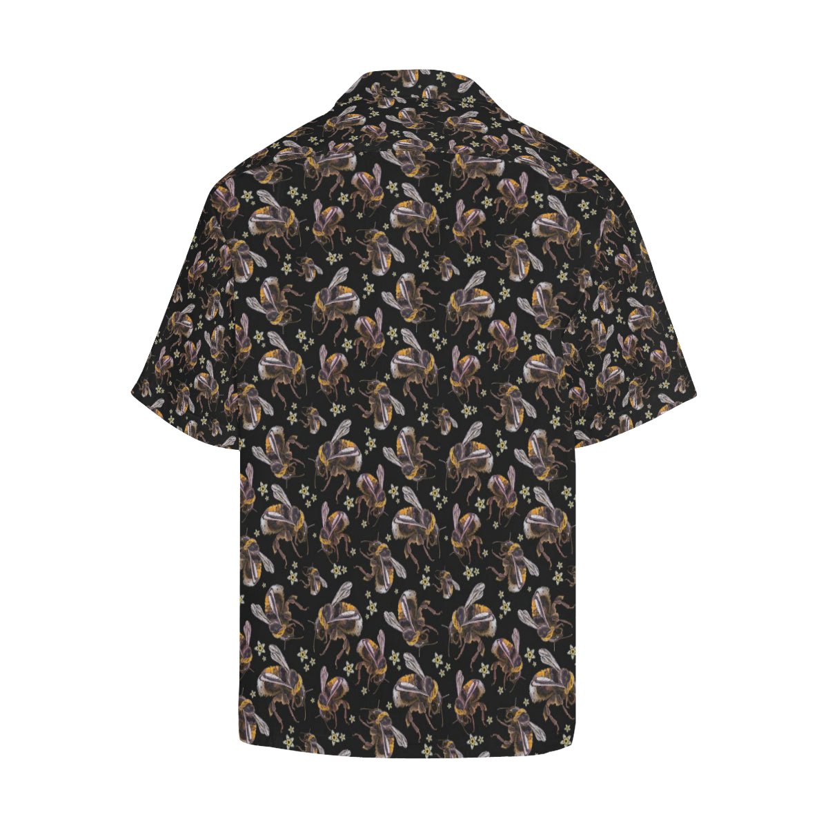 Bee Pattern Print Design 04 Men's Hawaiian Shirt