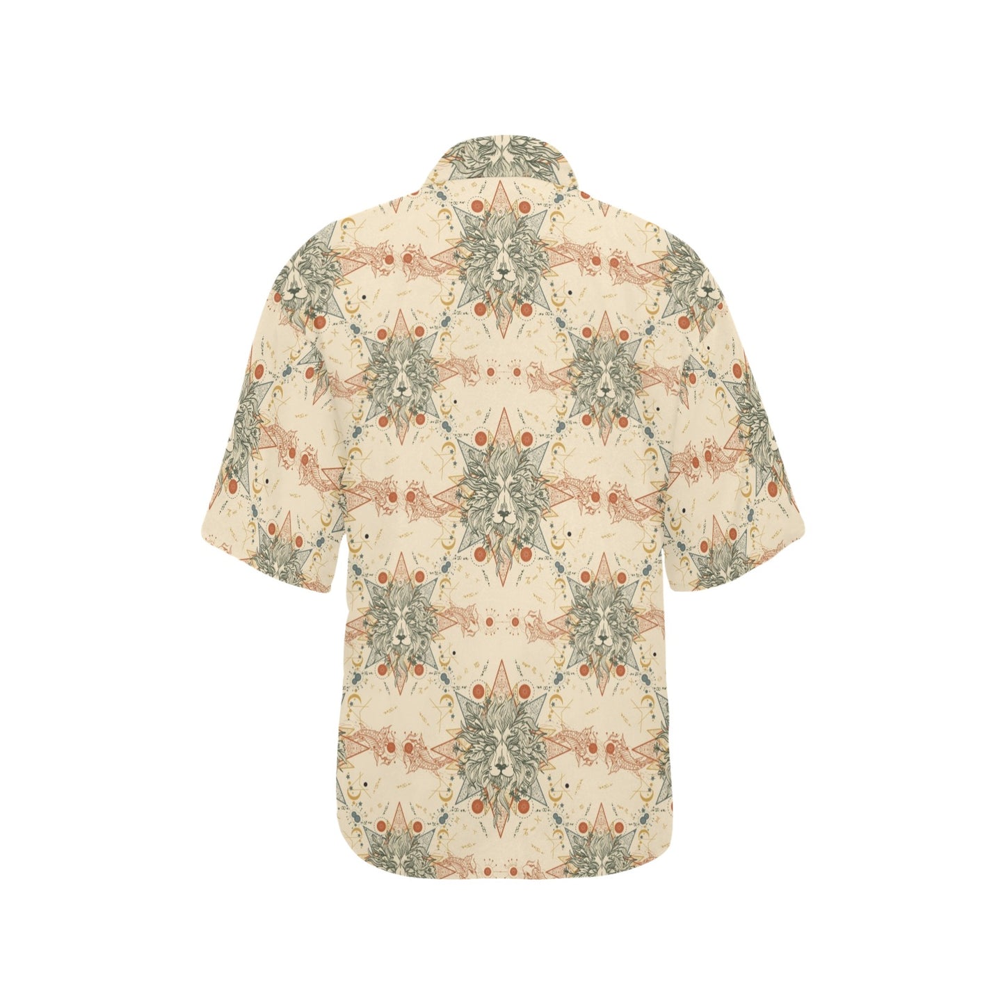 Leo Pattern Print Design 02 Women's Hawaiian Shirt