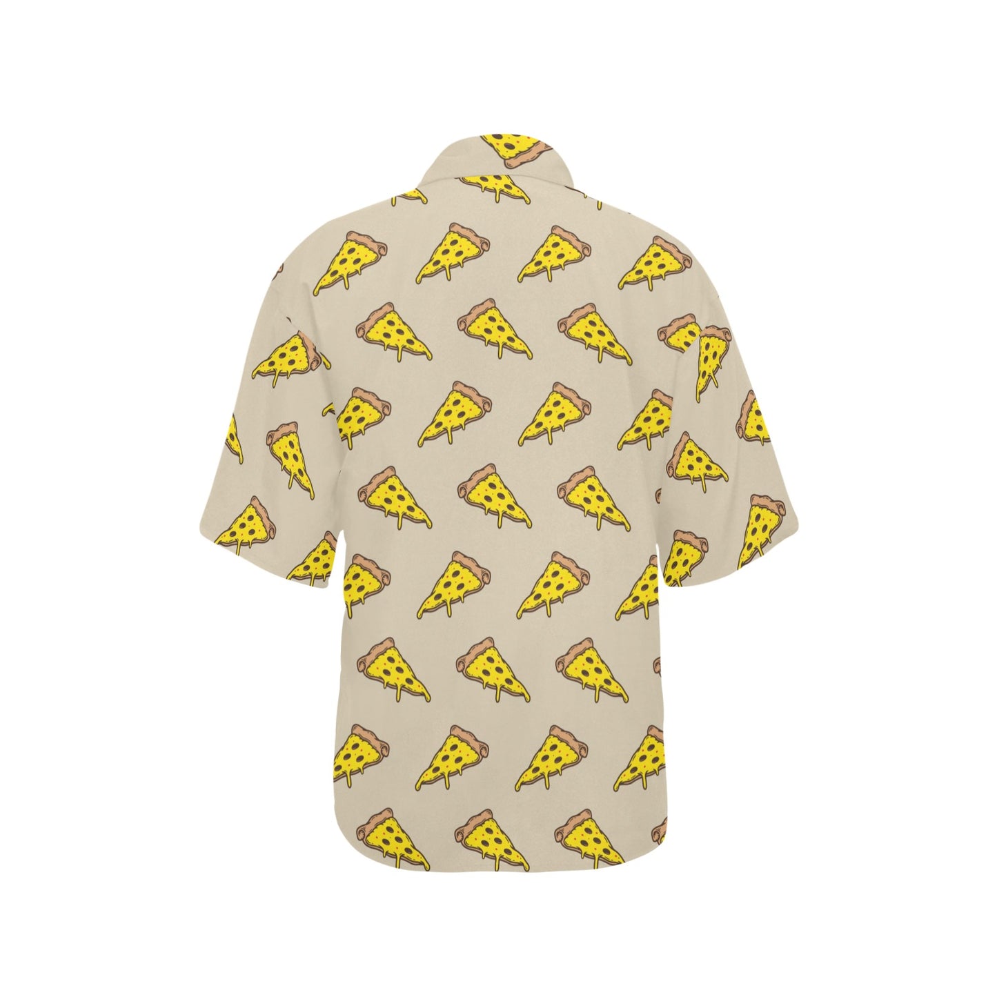 Pizza Pattern Print Design A04 Women's Hawaiian Shirt