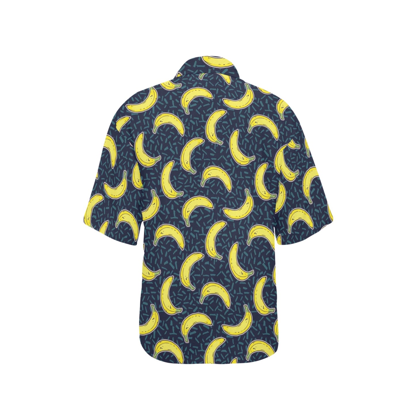 Banana Pattern Print Design BA09 Women's Hawaiian Shirt