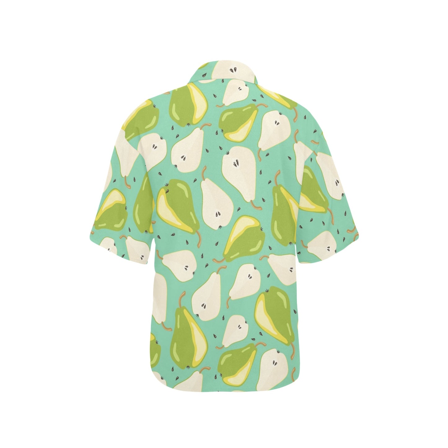 Pear Pattern Print Design PE04 Women's Hawaiian Shirt