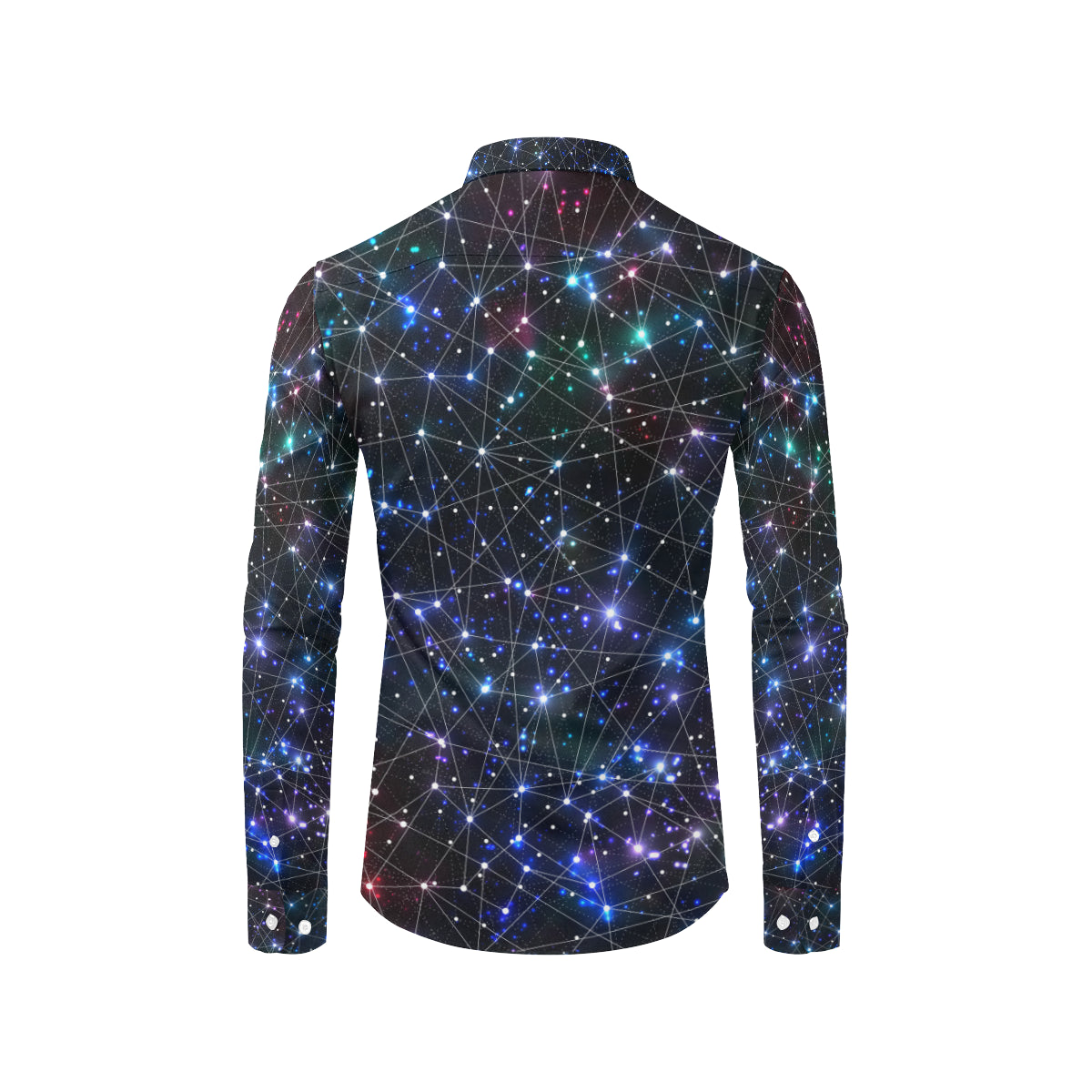 Cosmic Pattern Print Design 01 Men's Long Sleeve Shirt