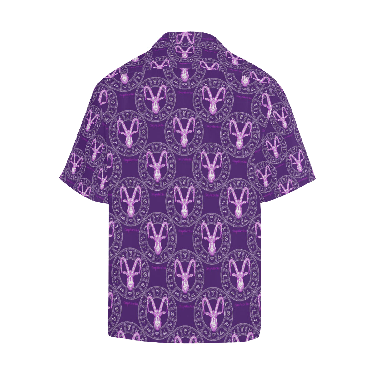 Capricorn Zodiac Pattern Print Design 04 Men's Hawaiian Shirt