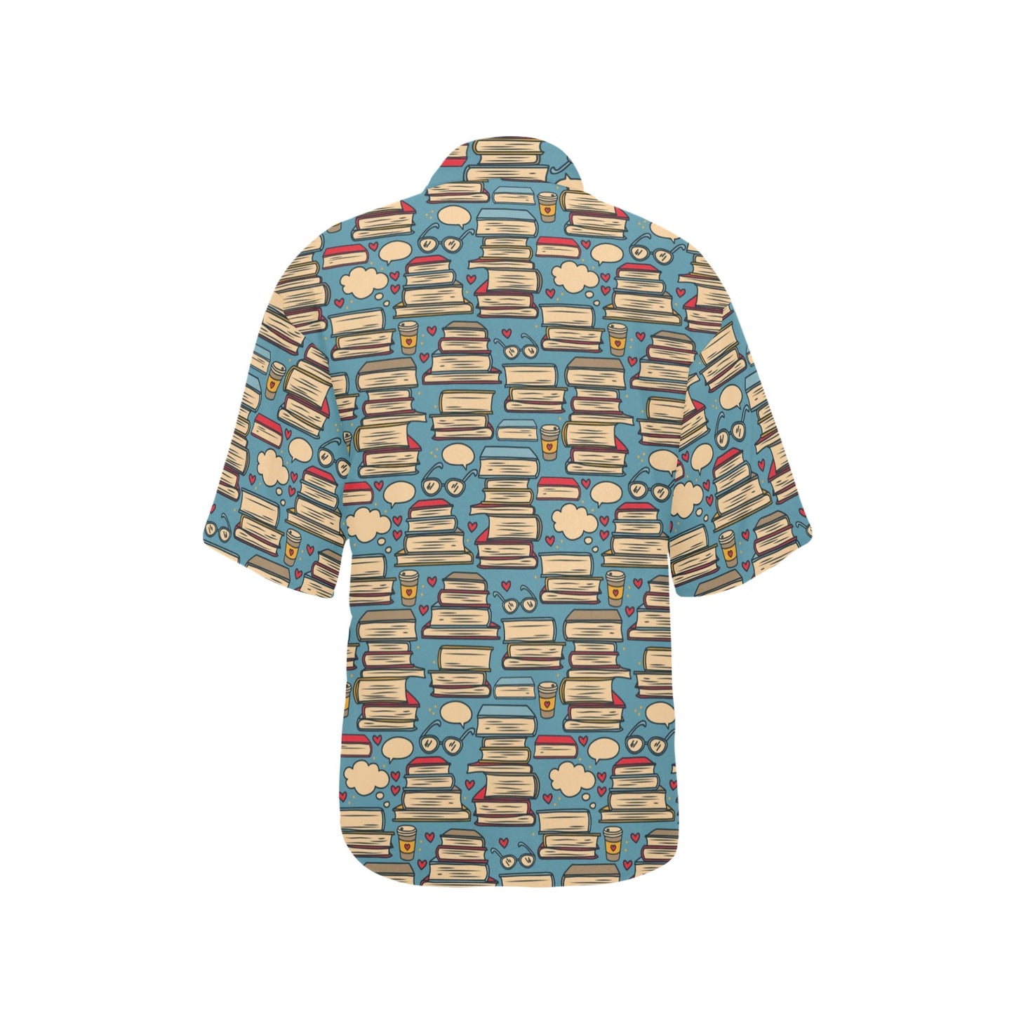 Book Pattern Print Design 03 Women's Hawaiian Shirt