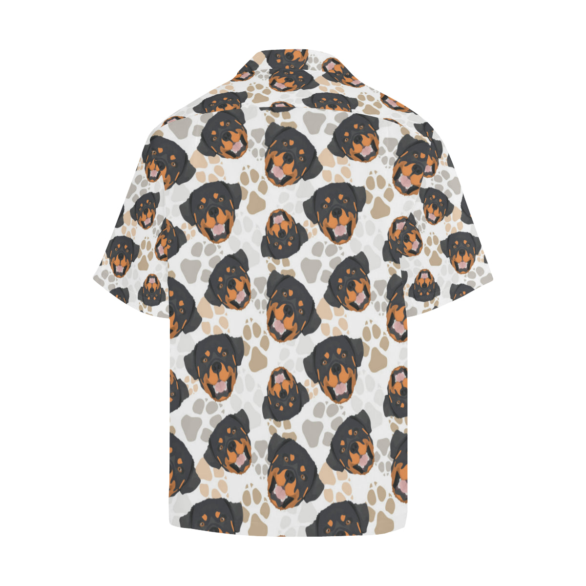 Rottweiler Pattern Print Design A03 Men's Hawaiian Shirt