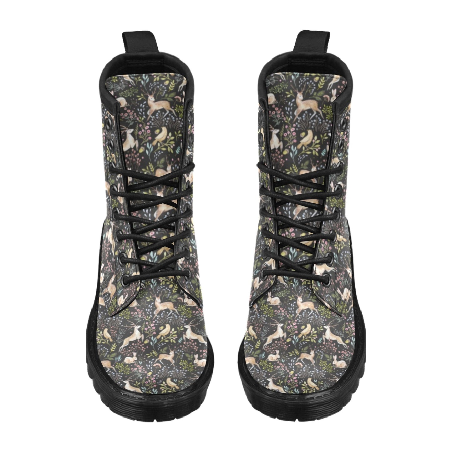 Deer Floral Jungle Women's Boots