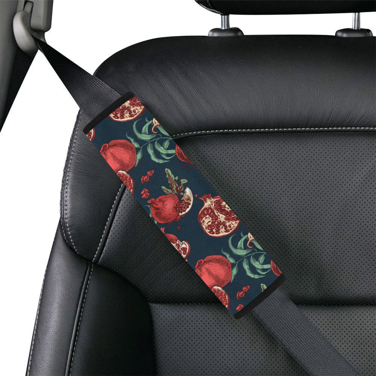 Pomegranate Pattern Print Design PG04 Car Seat Belt Cover