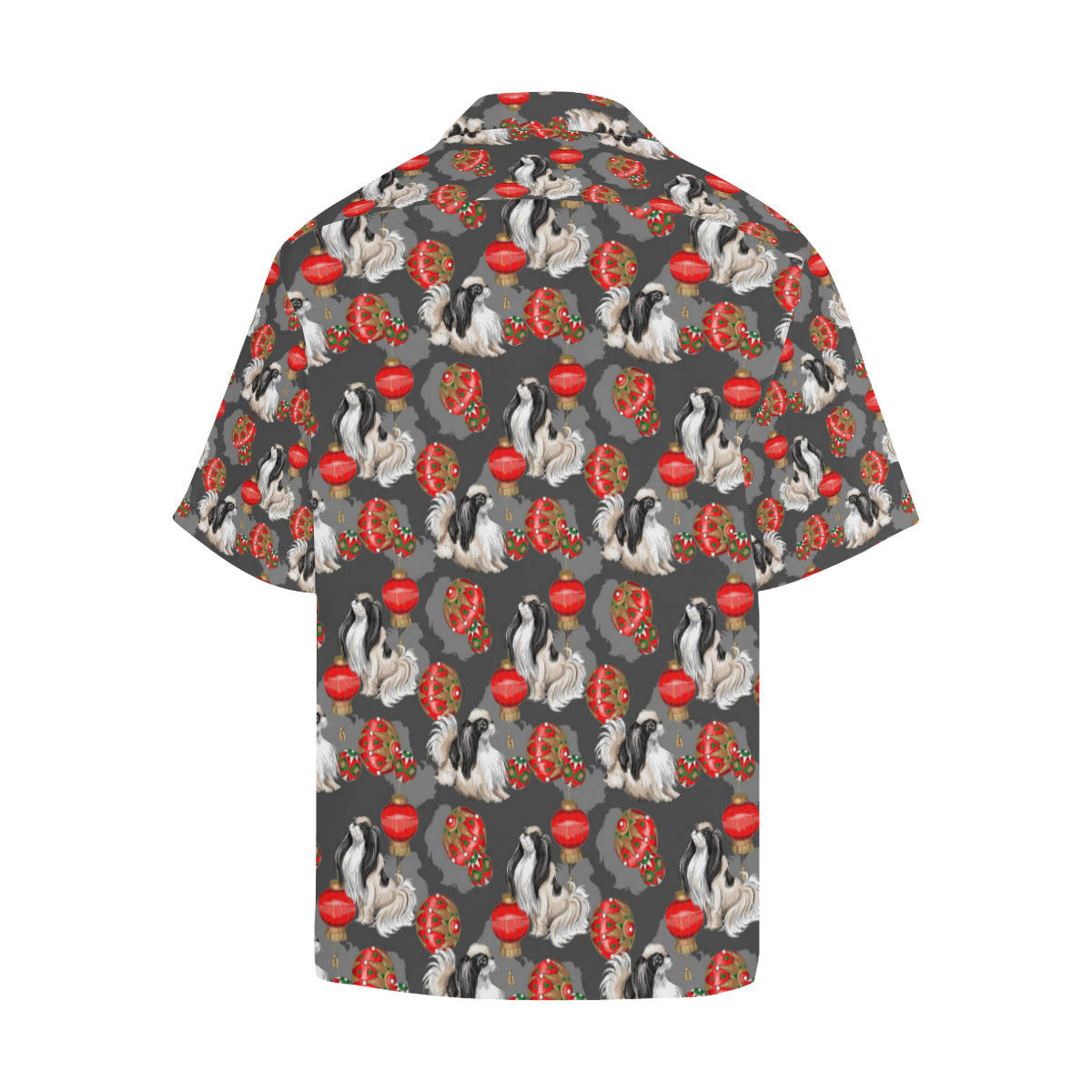 Japanese Chin Pattern Print Design 02 Men's Hawaiian Shirt