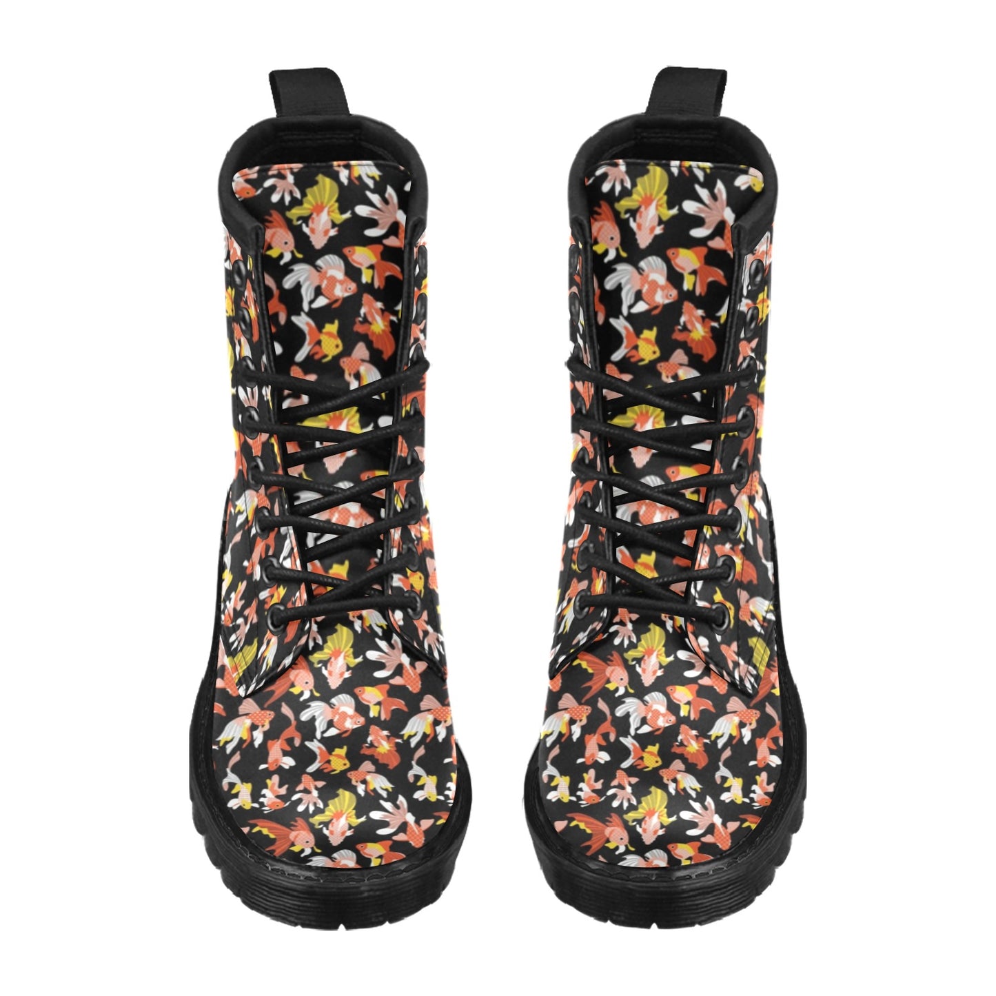 Goldfish Print Design LKS401 Women's Boots