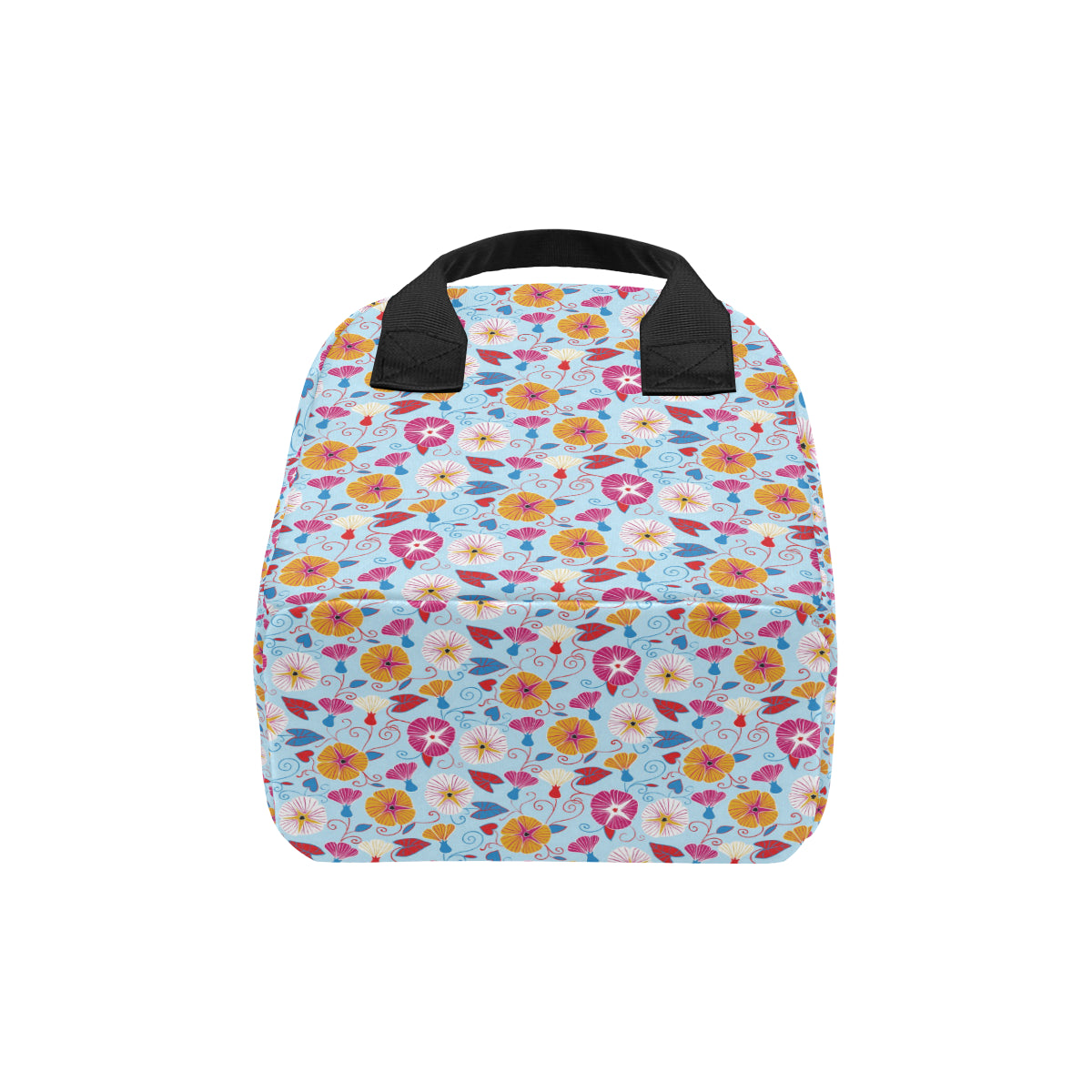 Morning Glory Pattern Print Design MG06 Insulated Lunch Bag