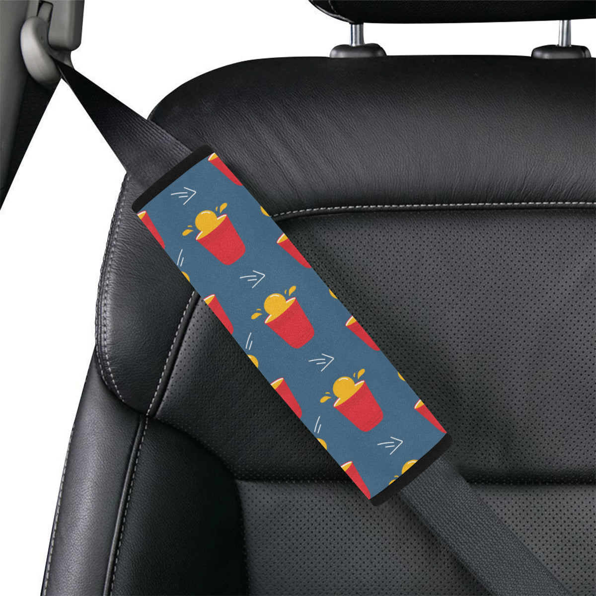 Beer Pong Pattern Print Design 02 Car Seat Belt Cover