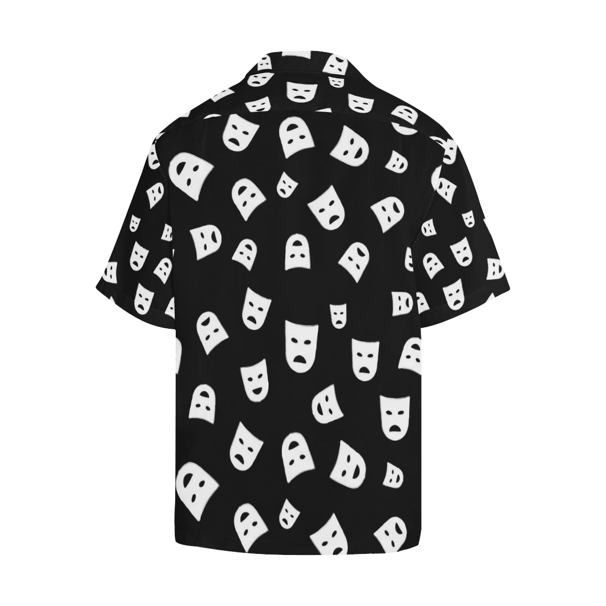 Acting Mask Pattern Print Design 03 Men's Hawaiian Shirt