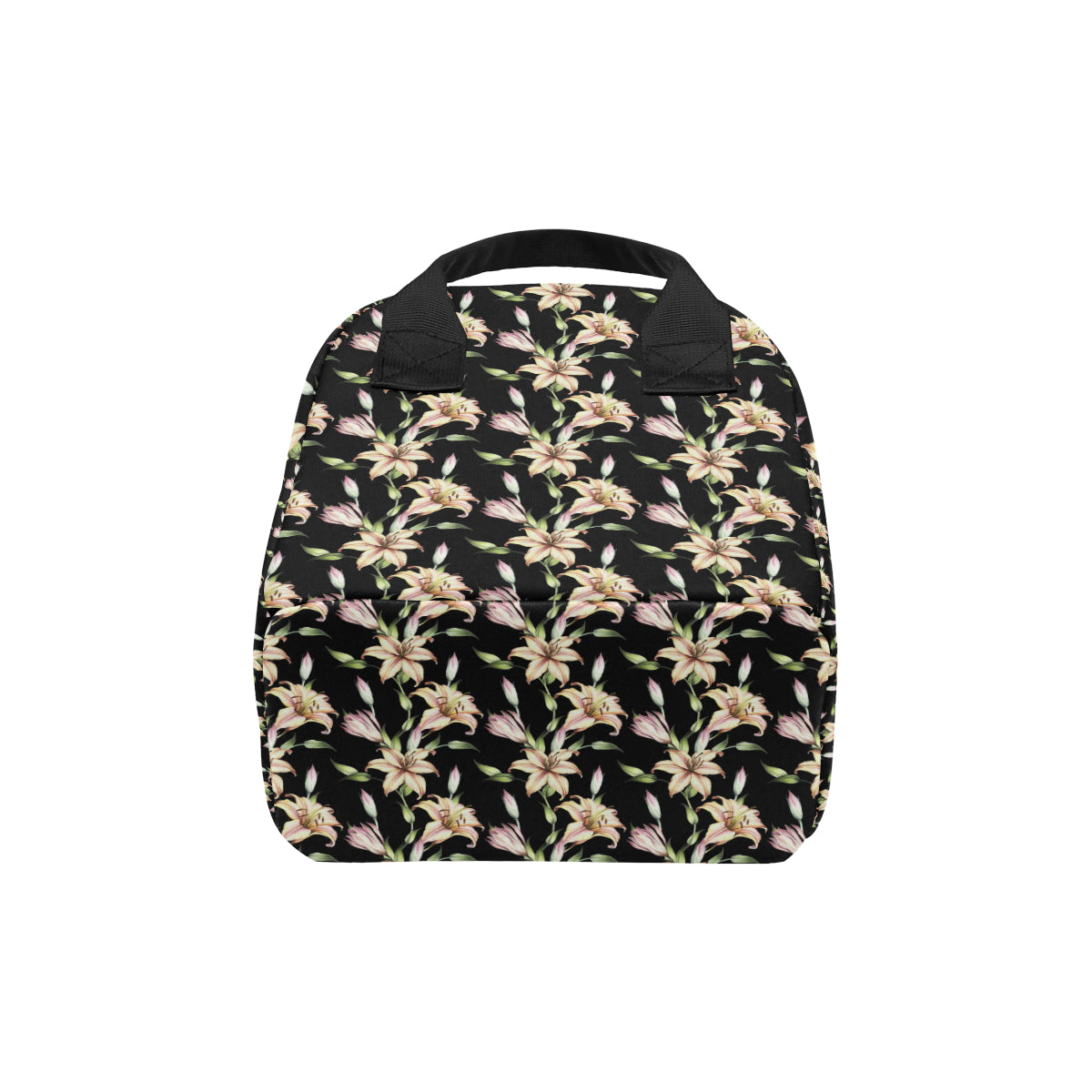 Lily Pattern Print Design LY05 Insulated Lunch Bag