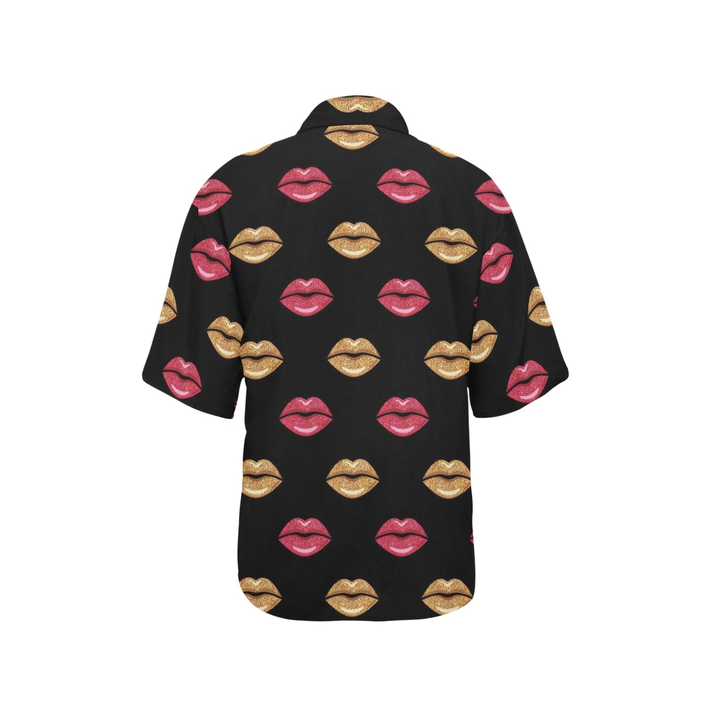 Lip Pattern Print Design 03 Women's Hawaiian Shirt