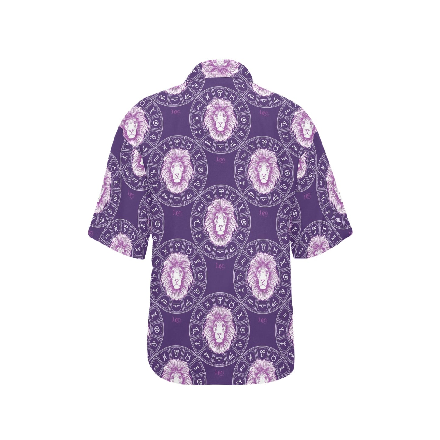 Leo Pattern Print Design 04 Women's Hawaiian Shirt