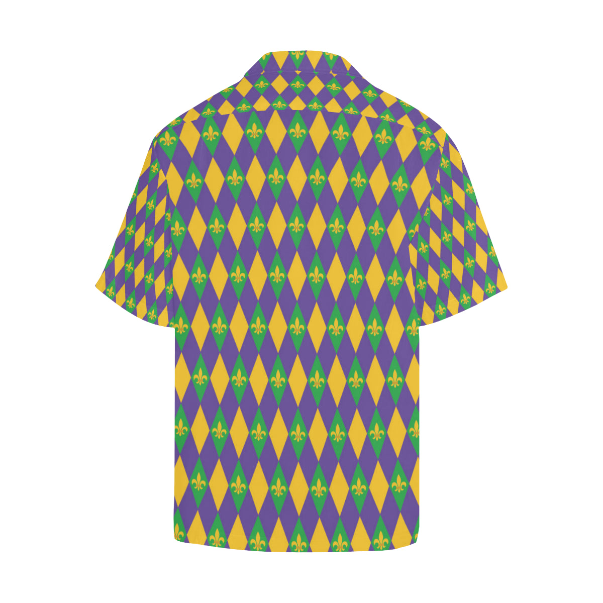 Mardi Gras Pattern Print Design 05 Men's Hawaiian Shirt