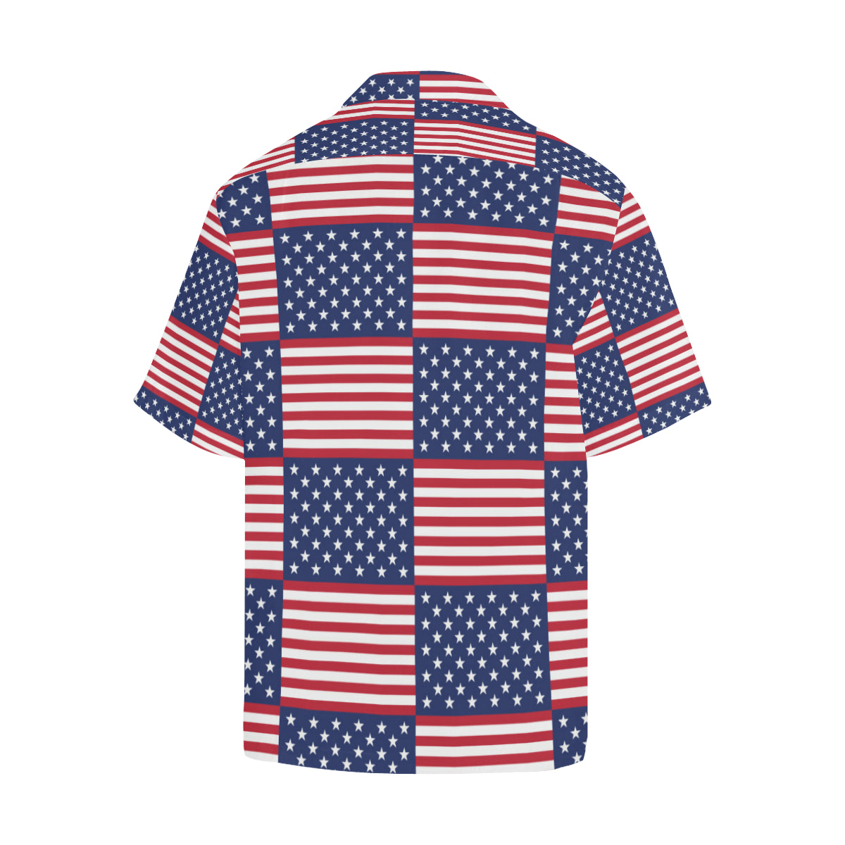 Patriotic US Flag Pattern Print Design A03 Men's Hawaiian Shirt