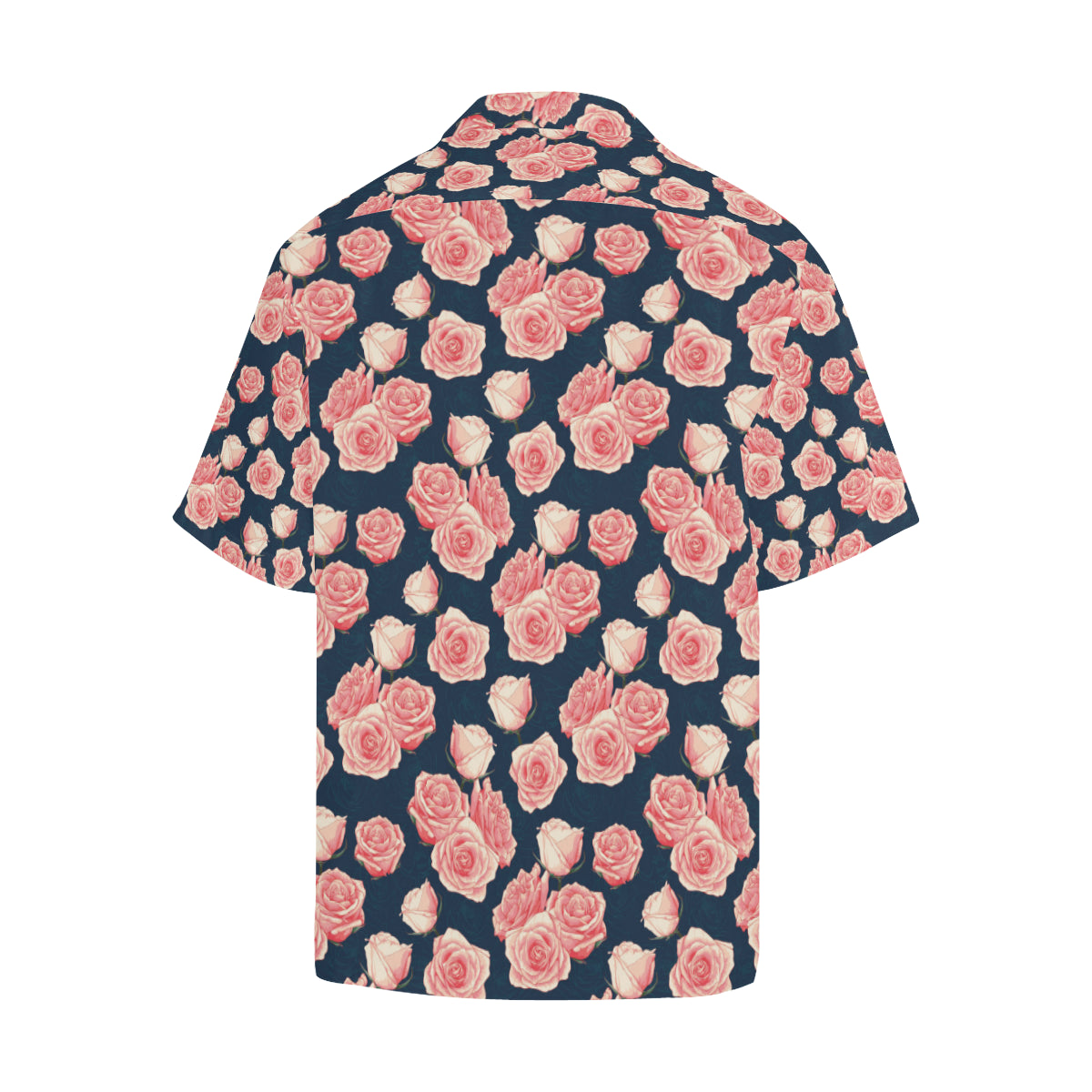 Rose Pattern Print Design A03 Men's Hawaiian Shirt