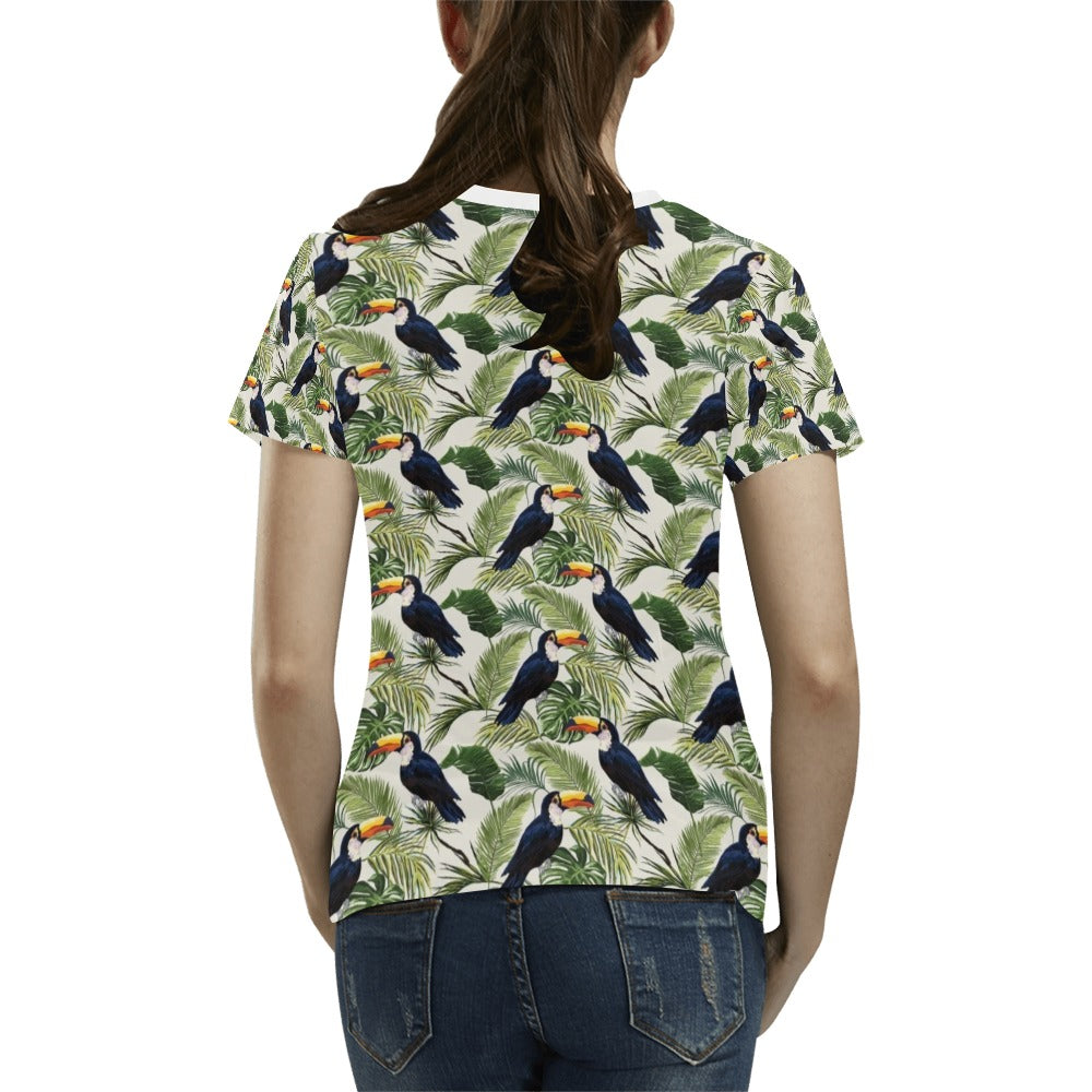 Toucan Print Design LKS308 Women's T-shirt