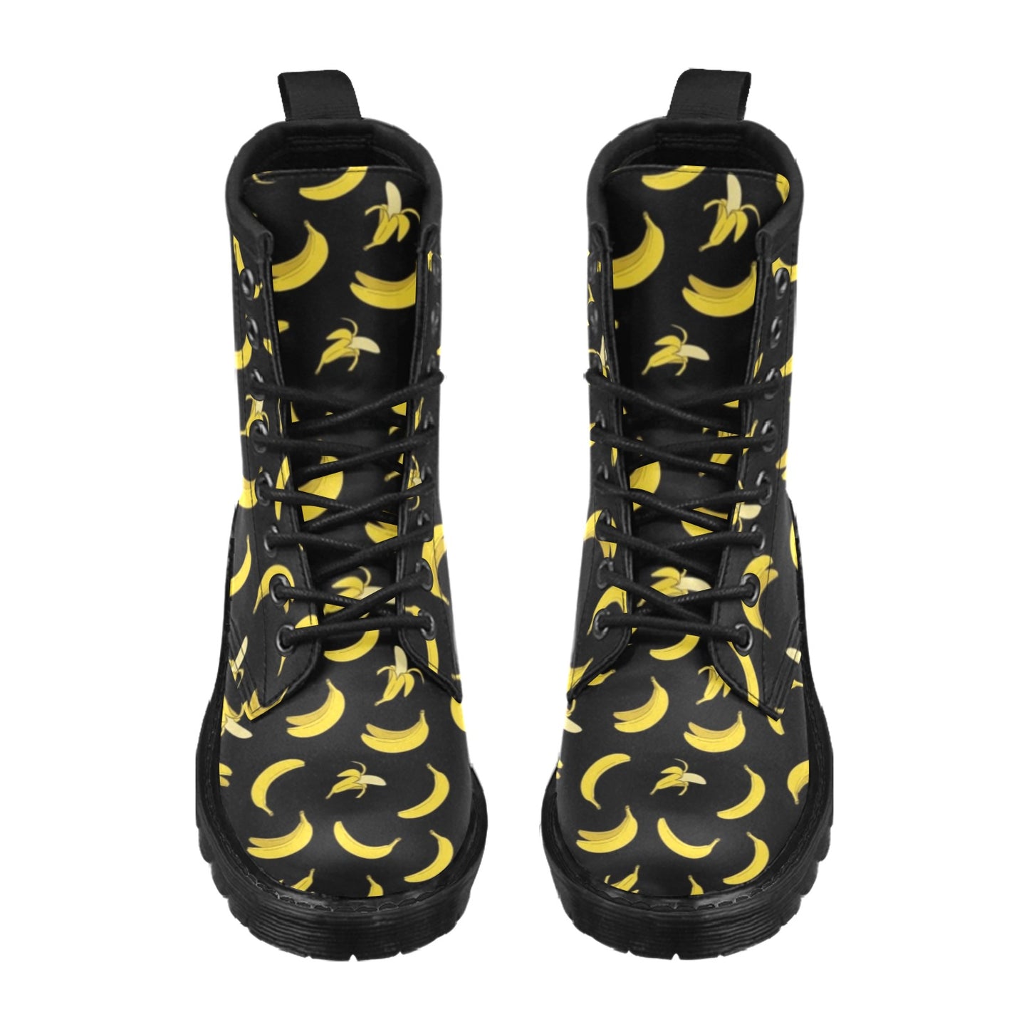 Banana Pattern Print Design BA05 Women's Boots